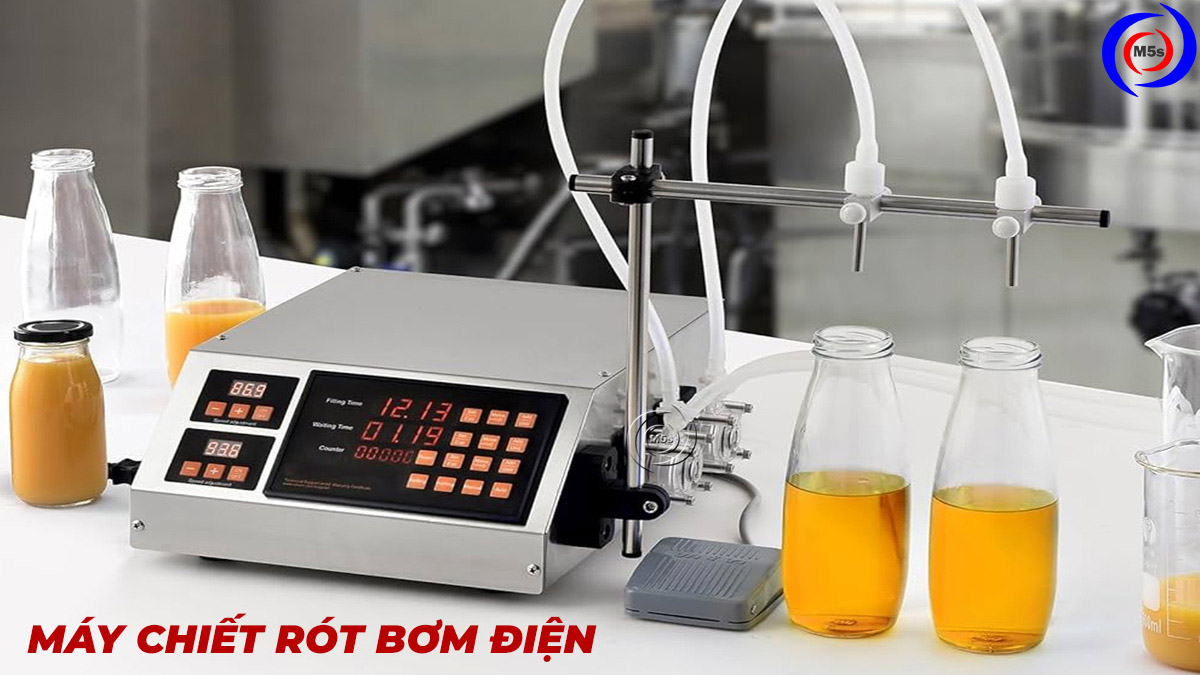 Máy chiết rót bơm điện