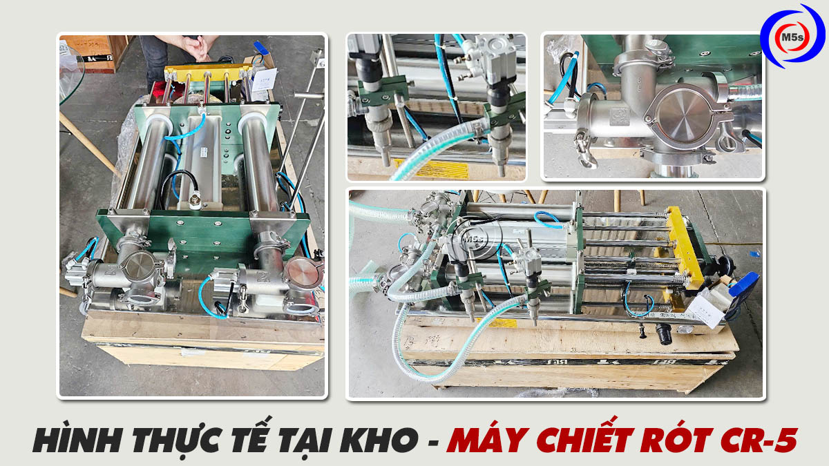 Máy chiết rót 2 vòi tại kho M5s Máy chiết rót 2 vòi tại kho M5s