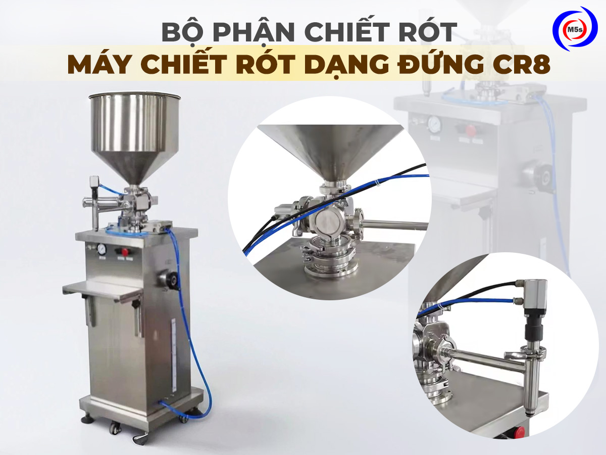 các bộ phận máy chiết rót bán tự động dạng đứng CR8 các bộ phận máy chiết rót bán tự động dạng đứng CR8