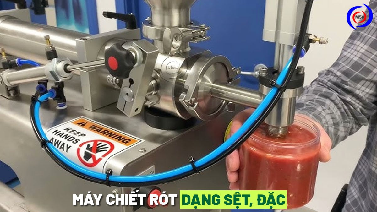 máy chiết rót dạng sệt, đặc máy chiết rót dạng sệt, đặc