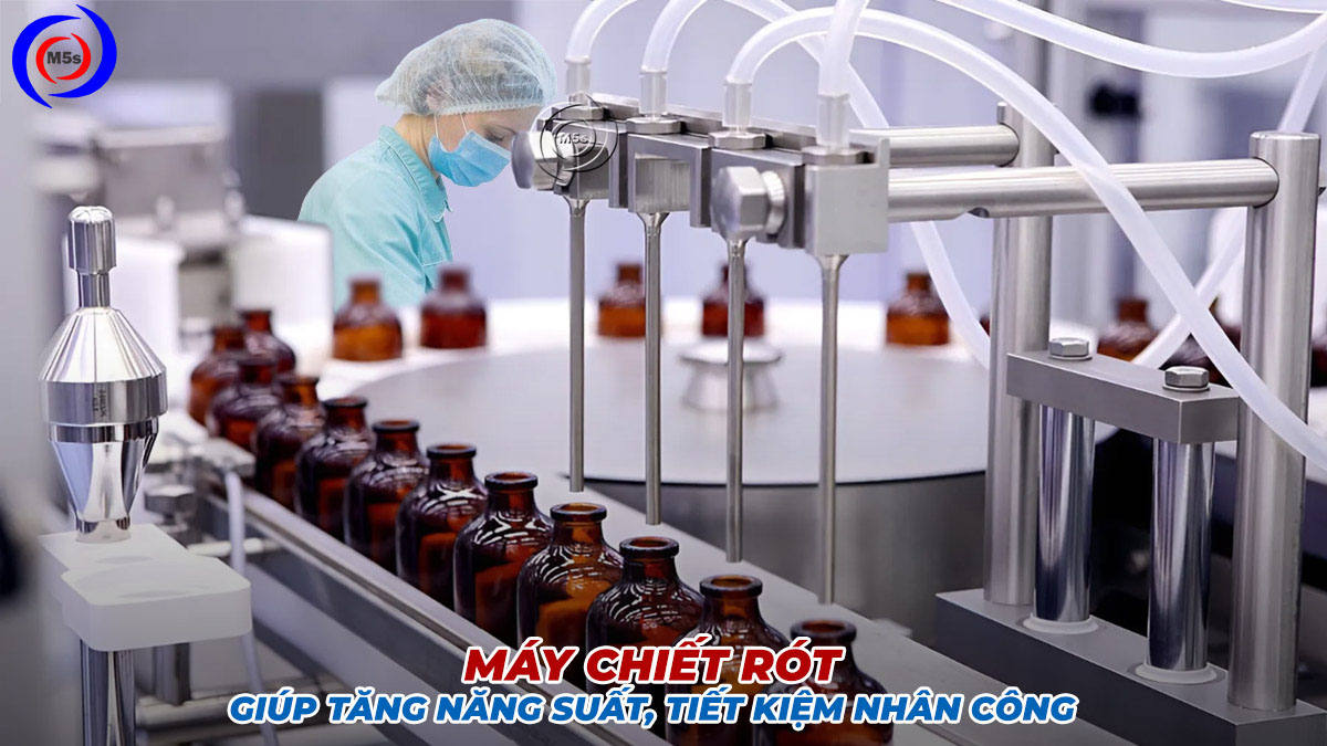 Máy chiết rót giúp gia tăng năng suất Máy chiết rót giúp gia tăng năng suất