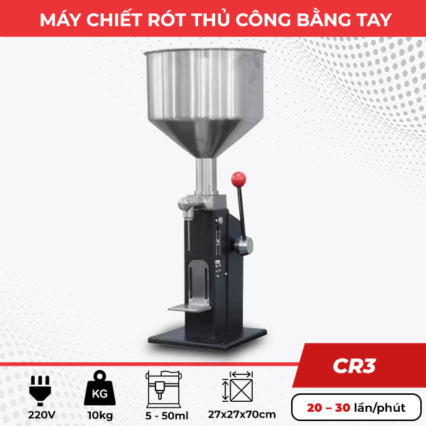 máy chiết rót CR3 chính hãng máy chiết rót CR3 chính hãng