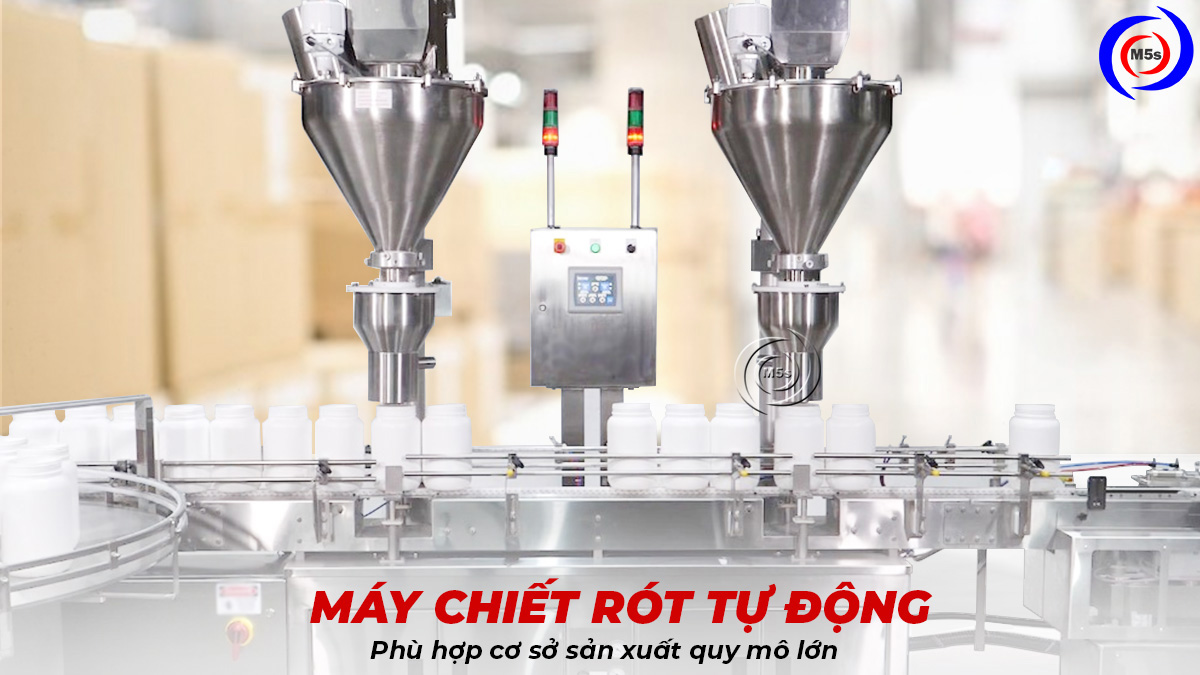 Máy chiết rót tự động  Máy chiết rót tự động