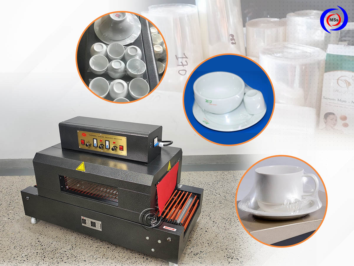 máy bọc màng co bát đĩa tại công ty M5s máy bọc màng co bát đĩa tại công ty M5s