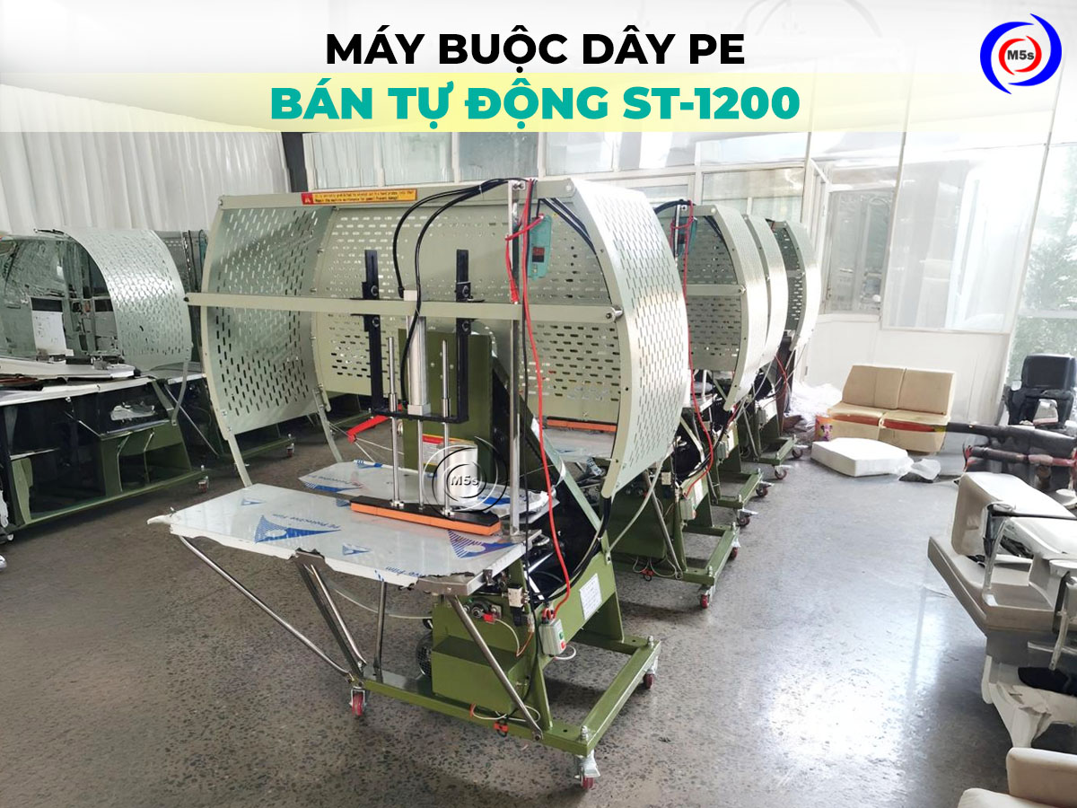 Máy cột dây bán tự động ST-1200 Máy cột dây bán tự động ST-1200