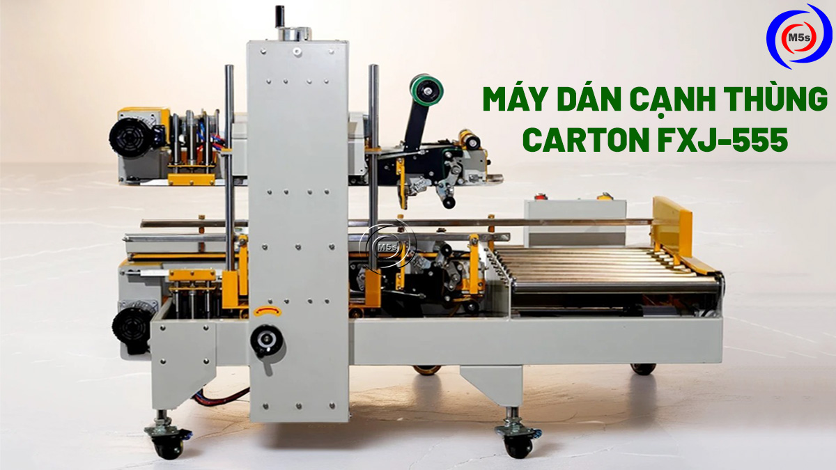 máy dán thùng carton 4 cạnh FXJ-555 máy dán thùng carton 4 cạnh FXJ-555