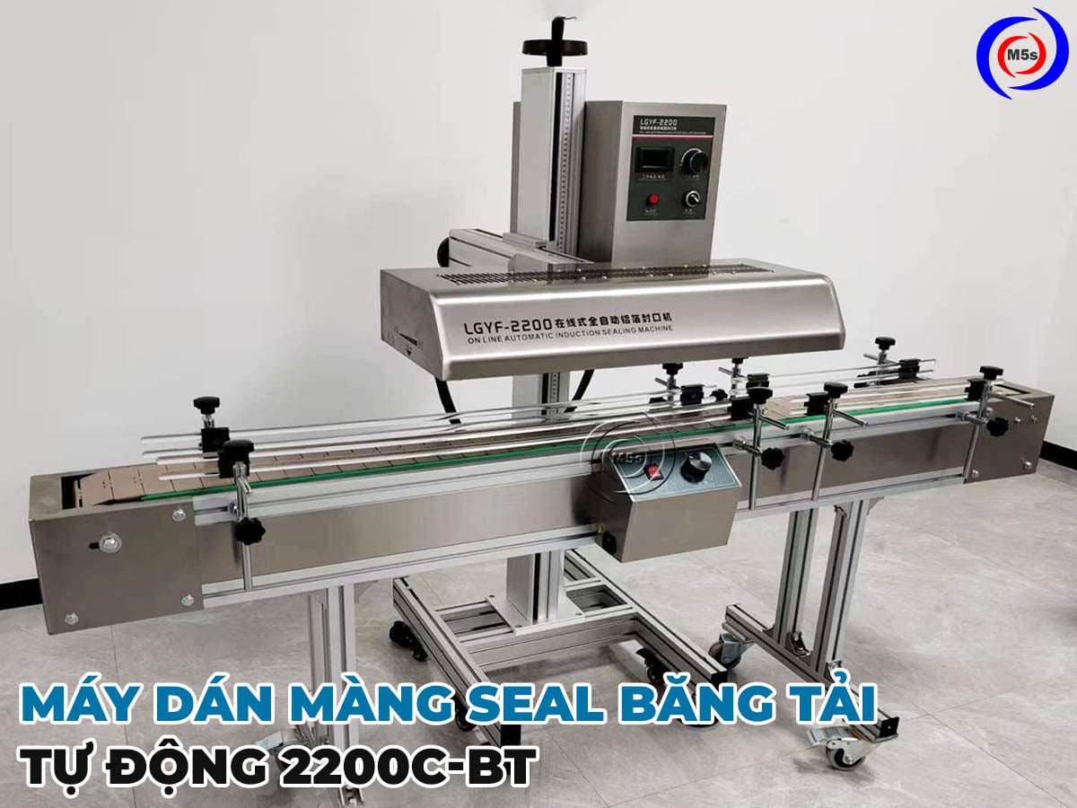 máy dán màng seal 2200C-BT kết hợp băng tải tự động máy dán màng seal 2200C-BT kết hợp băng tải tự động