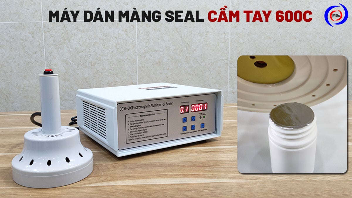 máy dán màng seal cầm tay 600C máy dán màng seal cầm tay 600C
