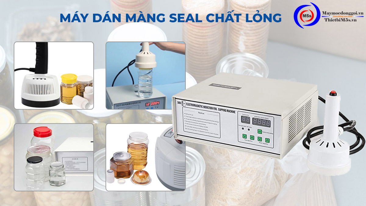 Máy dán màng seal chất lỏng Máy dán màng seal chất lỏng