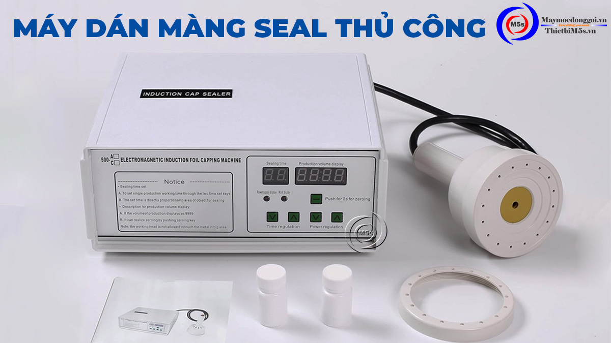 Máy dán màng seal thủ công Máy dán màng seal thủ công