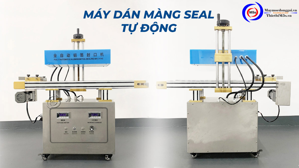 Máy dán màng seal nhôm tự động Máy dán màng seal nhôm tự động