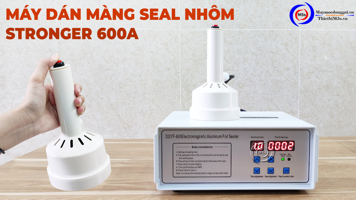 Máy dán màng seal thủ công stronger 600a Máy dán màng seal thủ công stronger 600a