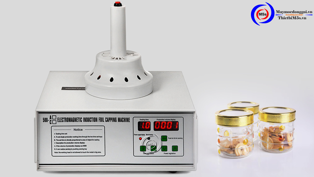 Máy dán màng seal thủ công 500c Máy dán màng seal thủ công 500c