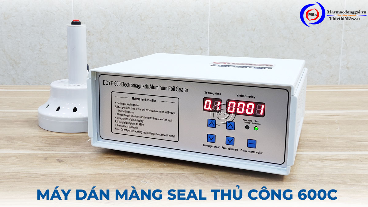 Máy dán màng seal thủ công 600C Máy dán màng seal thủ công 600C