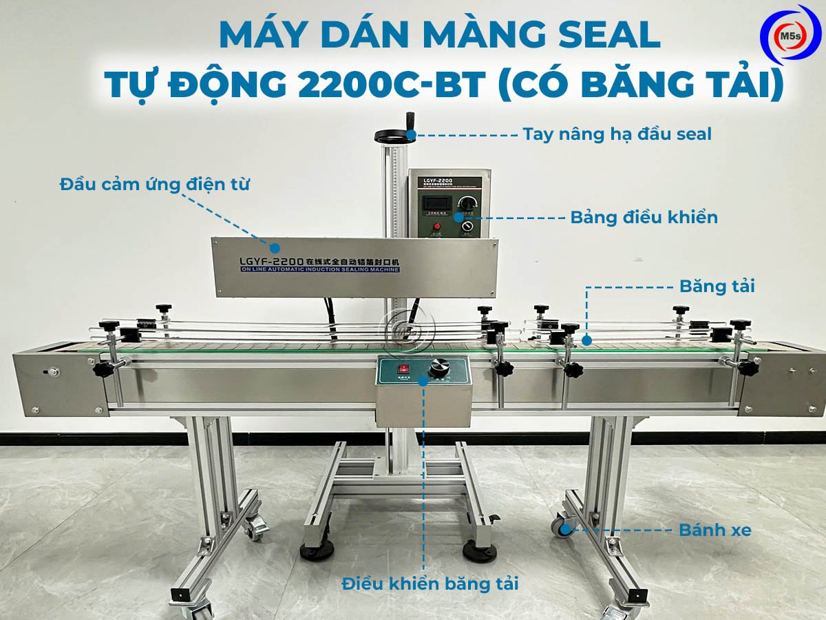 máy dán màng seal tự động 2200C-BT máy dán màng seal tự động 2200C-BT