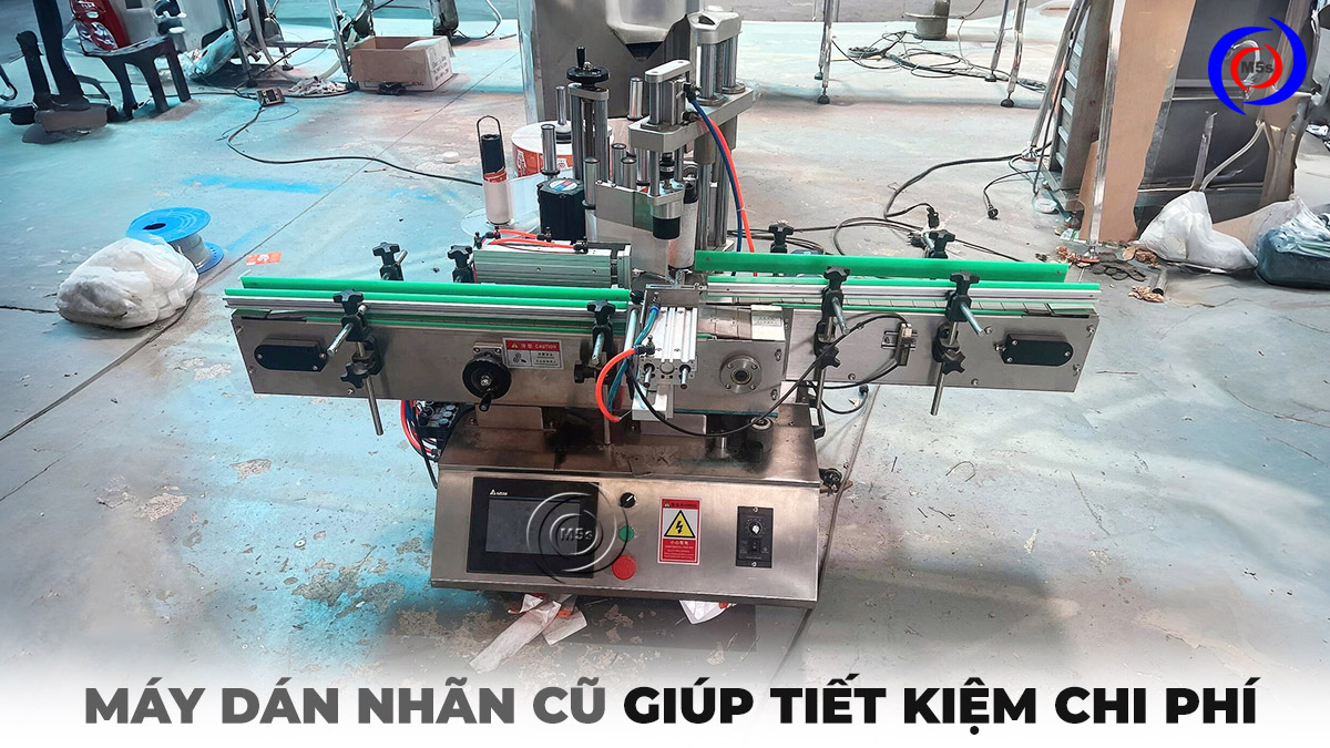 Máy dán nhãn cũ giúp tiết kiệm chi phí Máy dán nhãn cũ giúp tiết kiệm chi phí