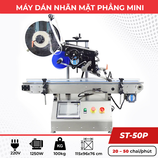 Máy dán nhãn mặt phẳng ST-50P Máy dán nhãn mặt phẳng ST-50P