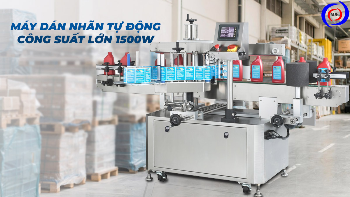 Máy dán nhãn tự động công suất lớn Máy dán nhãn tự động công suất lớn