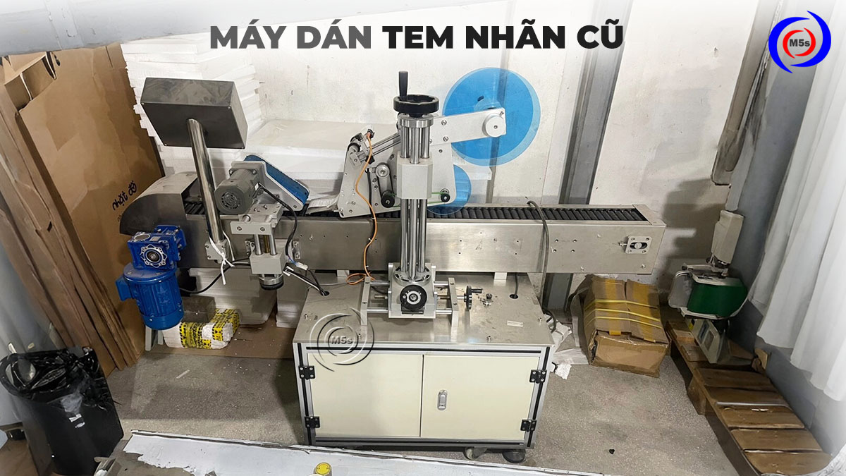 Máy dán tem nhãn cũ Máy dán tem nhãn cũ