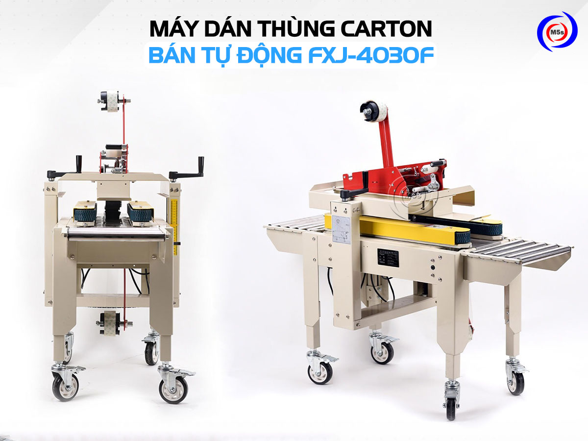 Máy dán thùng carton bán tự động FXJ-4030F Máy dán thùng carton bán tự động FXJ-4030F