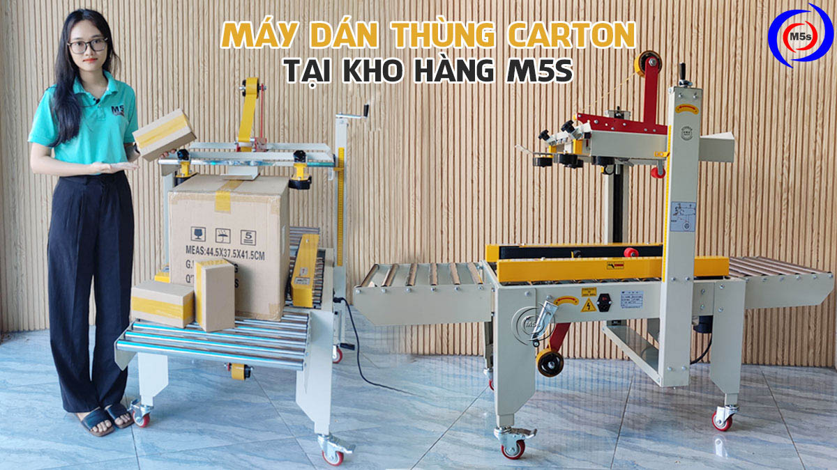 máy dán keo thùng carton FXJ-5050 tại kho M5s máy dán keo thùng carton FXJ-5050 tại kho M5s