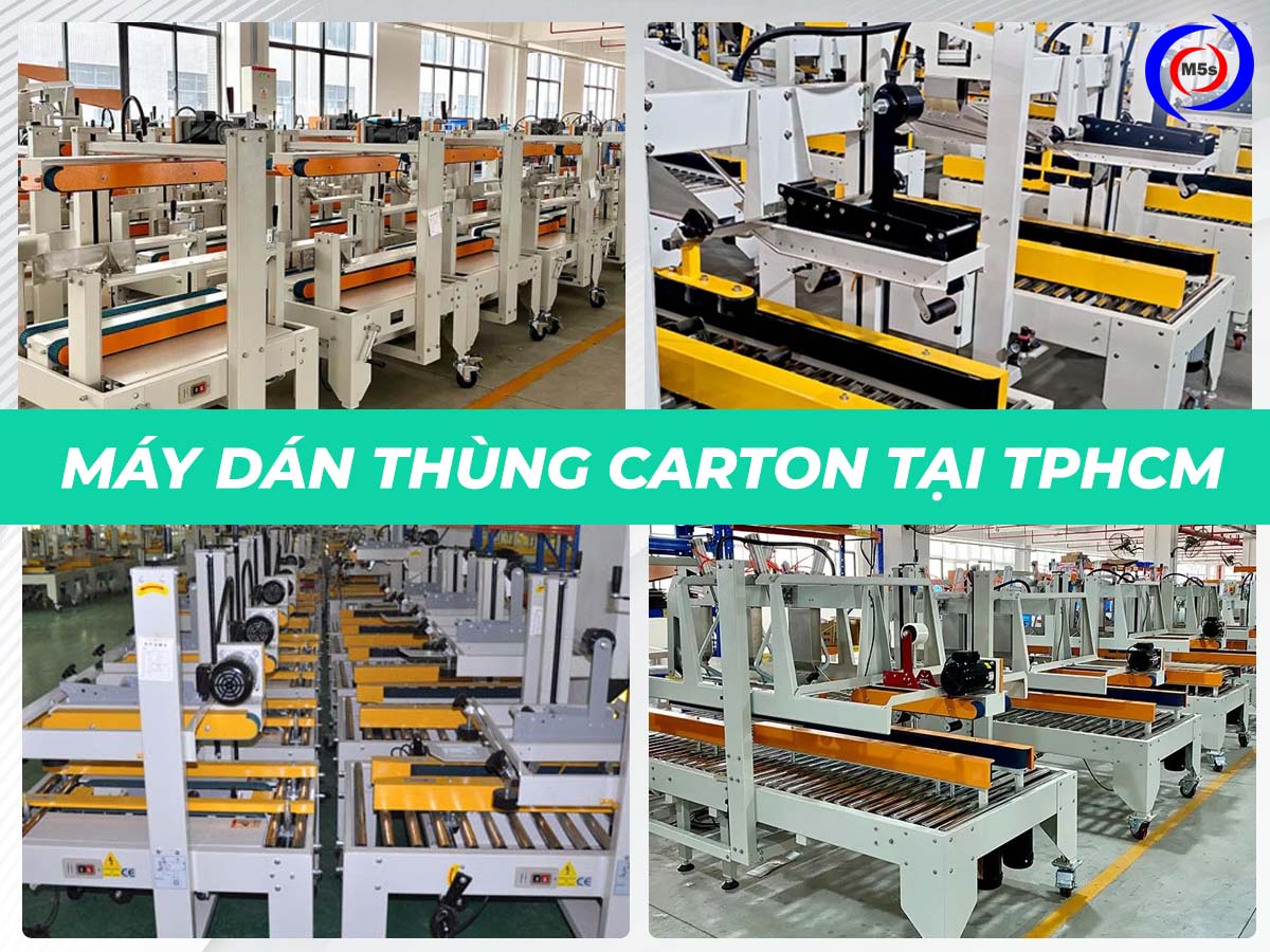 Máy dán băng keo thùng carton tại TPHCM Máy dán băng keo thùng carton tại TPHCM