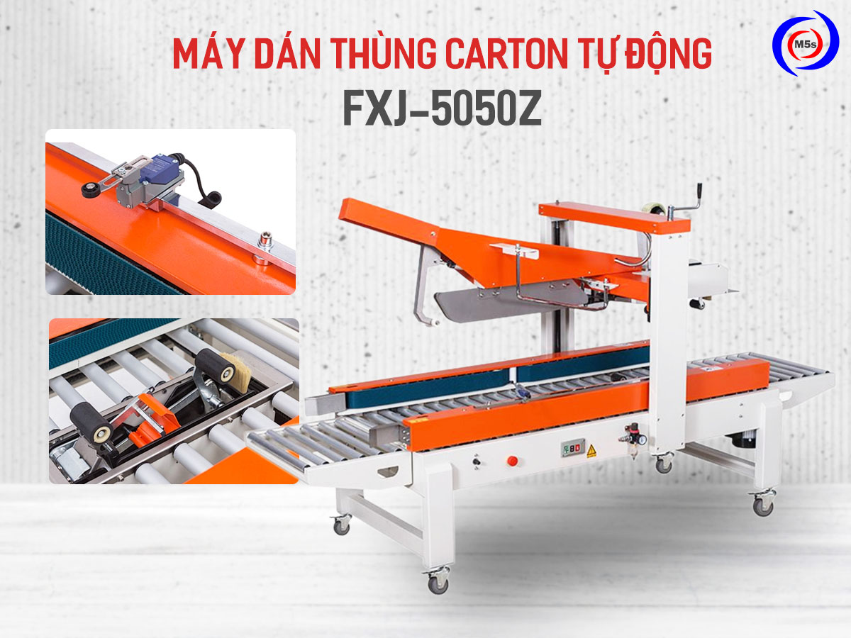 Máy dán thùng carton tự động FXJ-5050Z Máy dán thùng carton tự động FXJ-5050Z