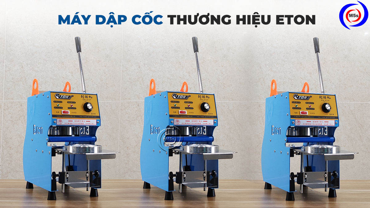 Máy dập cốc thương hiệu Eton Máy dập cốc thương hiệu Eton
