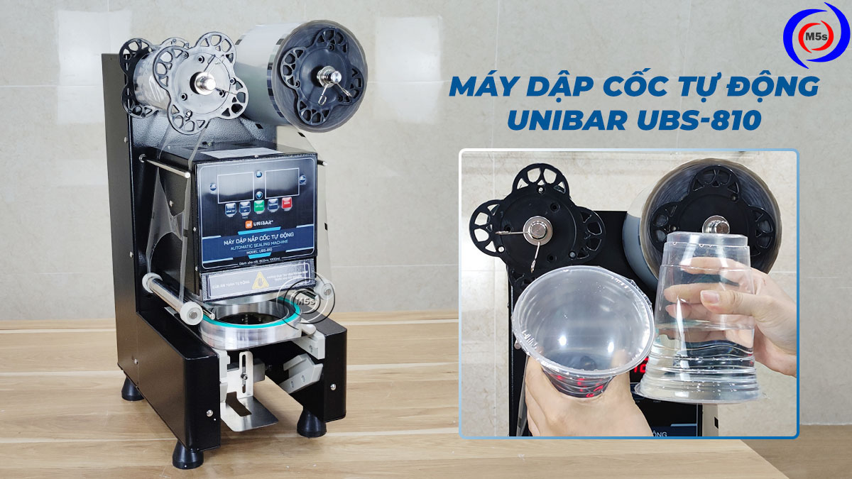 Máy dập cốc tự động Unibar UBS-810 Máy dập cốc tự động Unibar UBS-810