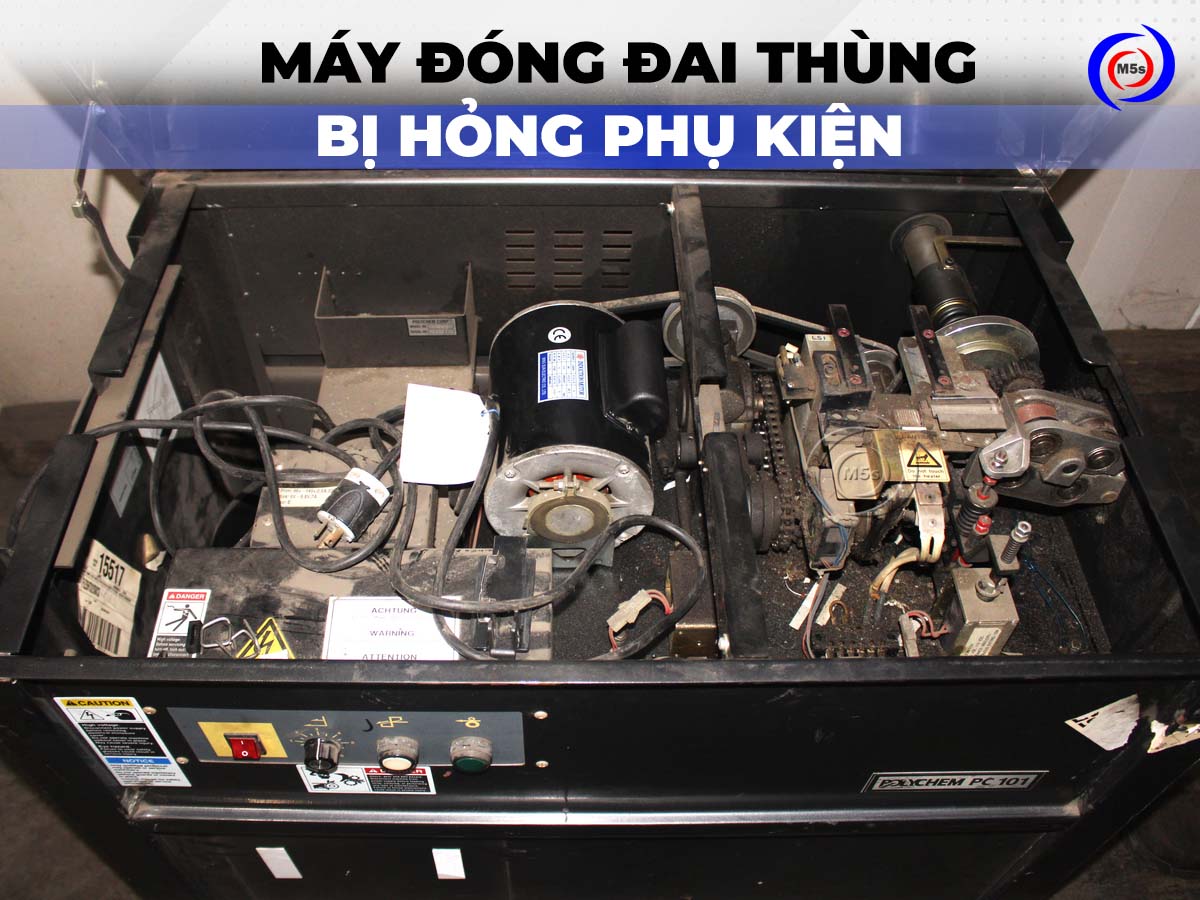 Máy đóng đai thùng bị hỏng phụ kiện Máy đóng đai thùng bị hỏng phụ kiện