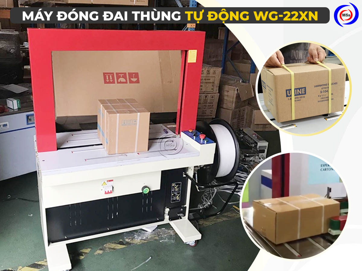 Máy đóng dây đai thùng tự động WG-22XN Máy đóng dây đai thùng tự động WG-22XN