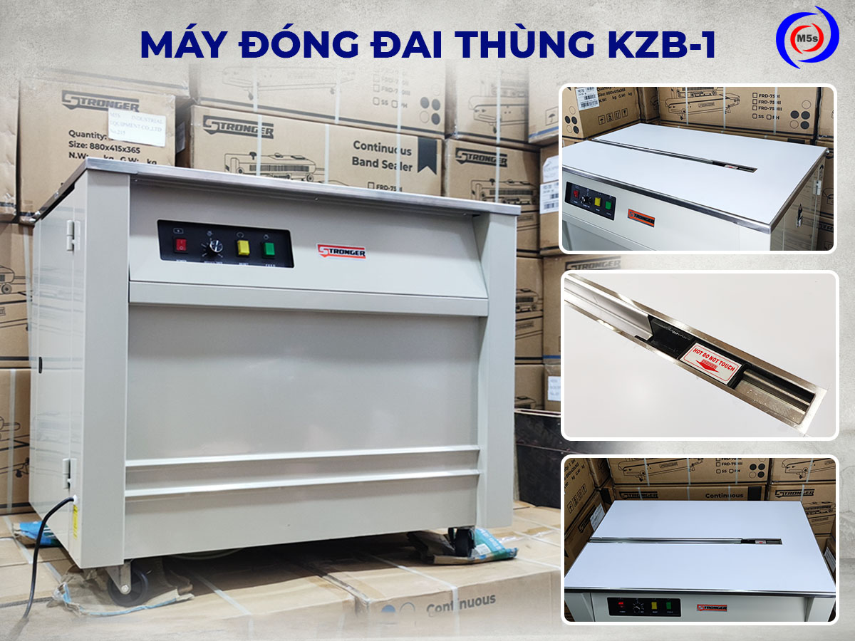 Máy đóng đai thùng carton KZB-1 Máy đóng đai thùng carton KZB-1