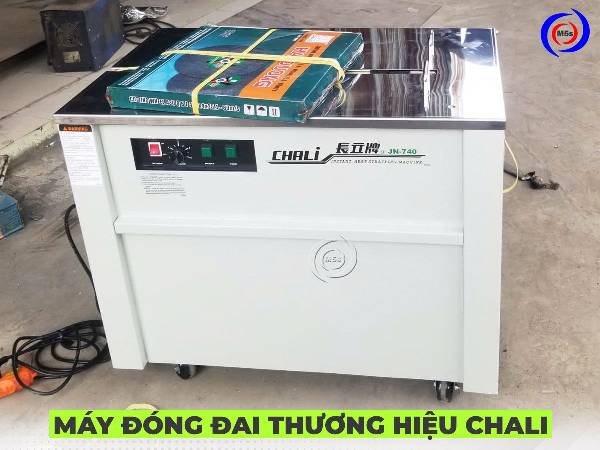 Máy đóng đai thương hiệu Chali Máy đóng đai thương hiệu Chali