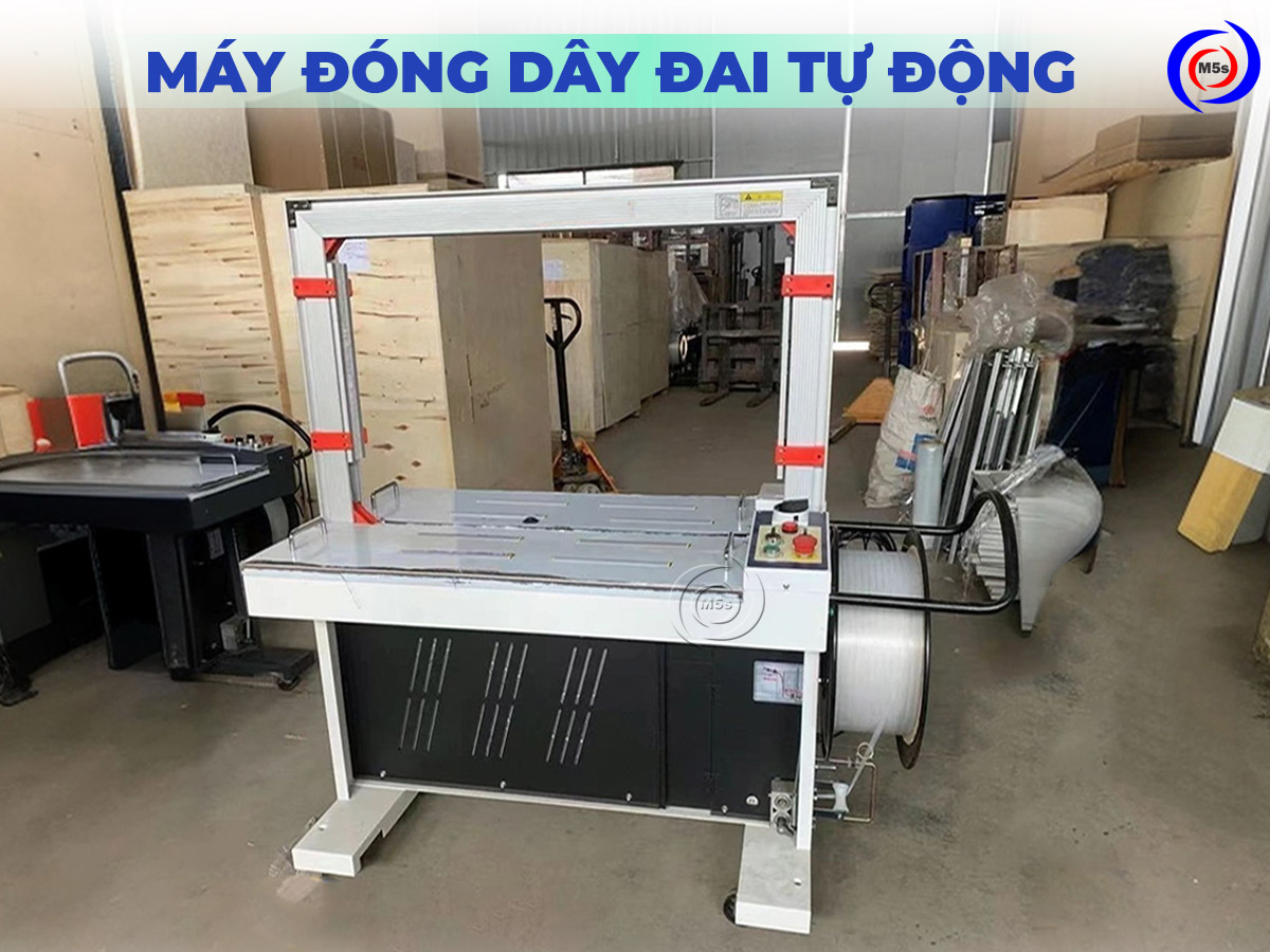 Máy đóng đai thùng tự động ST-201 Máy đóng đai thùng tự động ST-201