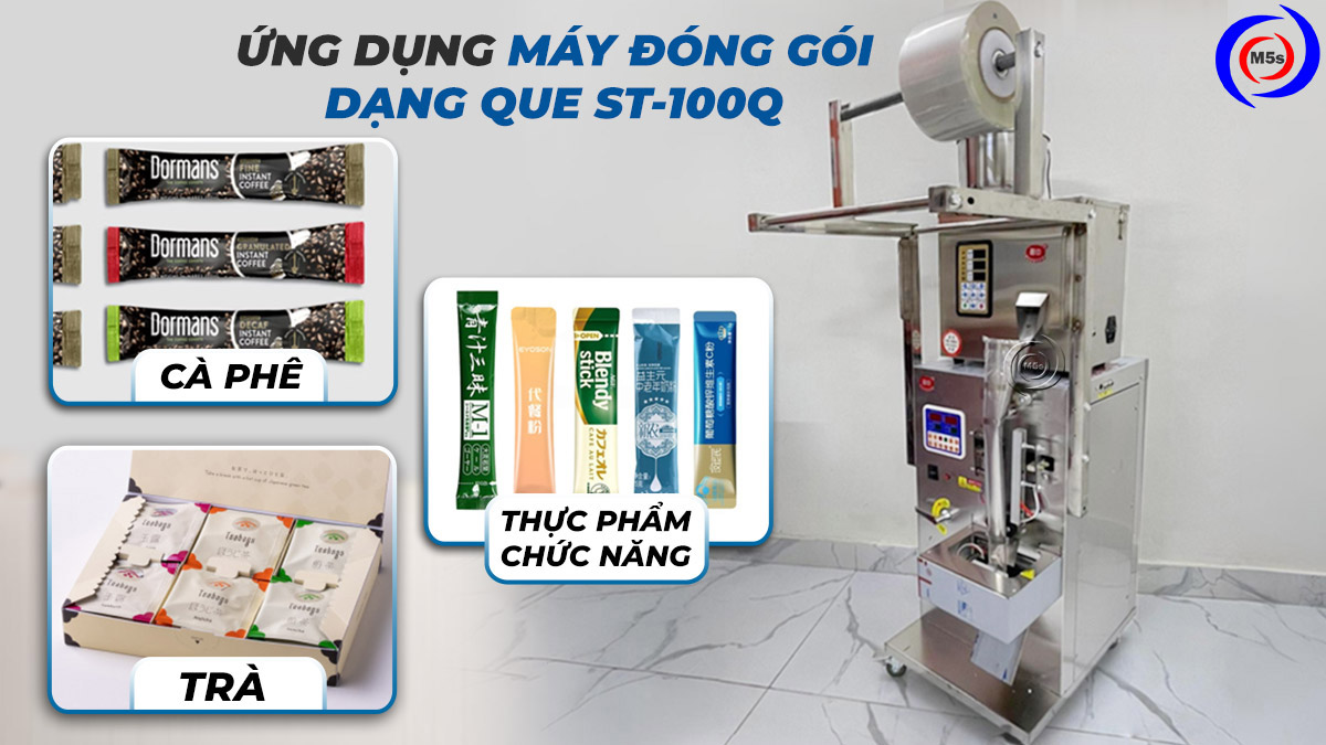 Ứng dụng của máy đóng gói cafe dạng que ST-100Q Ứng dụng của máy đóng gói cafe dạng que ST-100Q