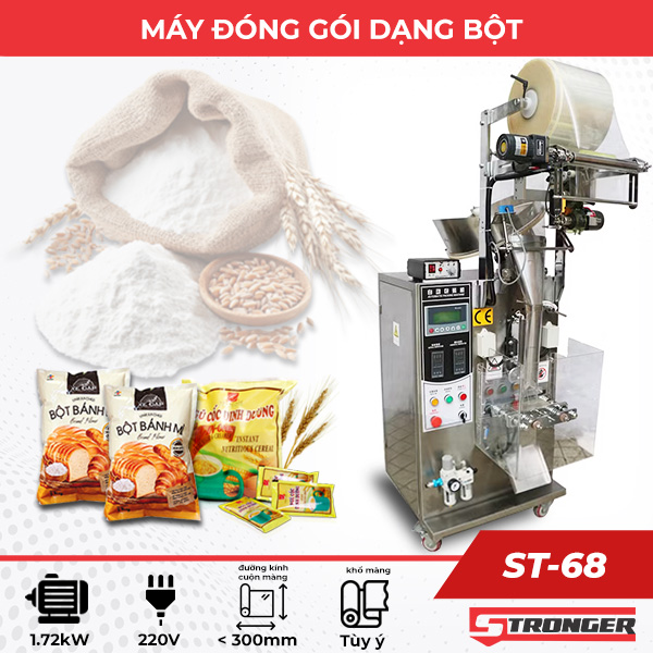 máy đóng gói bao bì dạng bột ST-68 máy đóng gói bao bì dạng bột ST-68