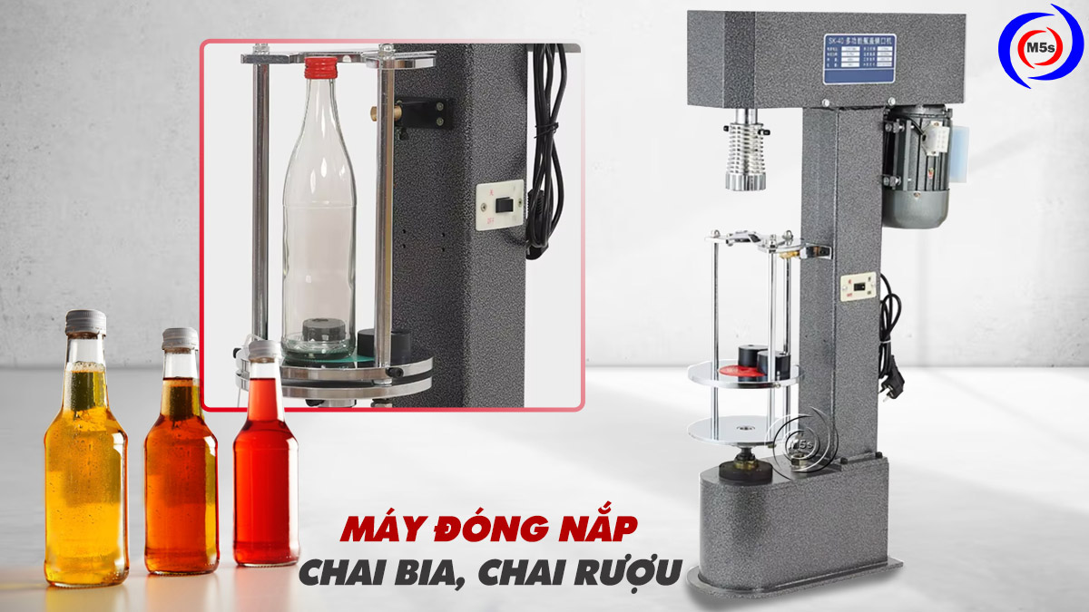 máy đóng nắp chai bia, chai rượu máy đóng nắp chai bia, chai rượu