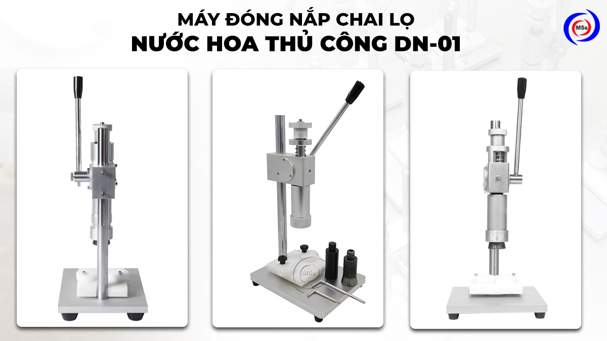 máy vặn nắp chai nước hoa thủ công DN-01 máy vặn nắp chai nước hoa thủ công DN-01