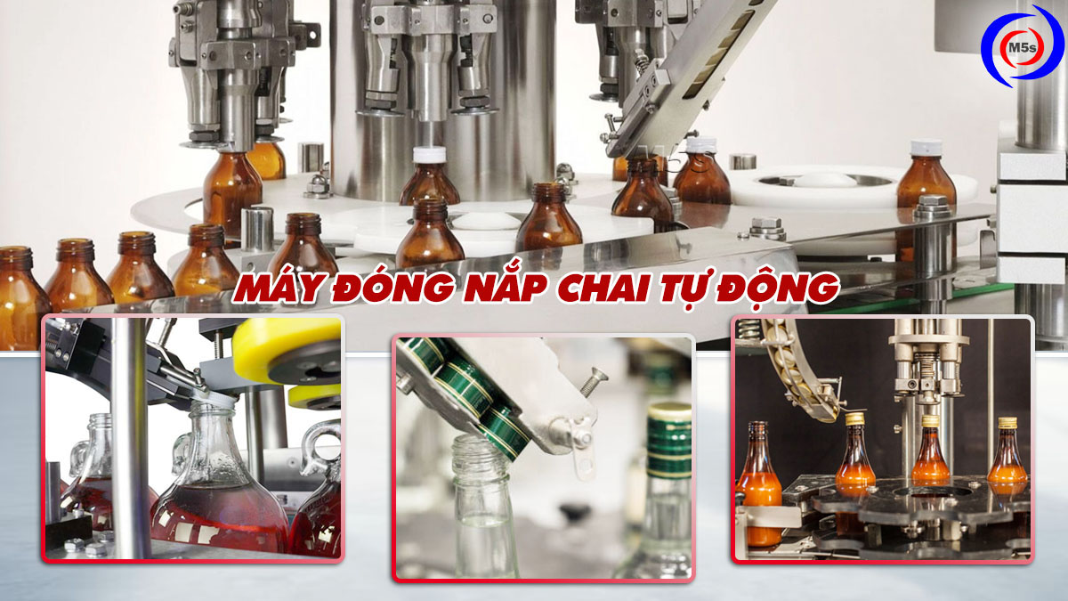 máy đóng nắp chai tự động nhanh chóng máy đóng nắp chai tự động nhanh chóng