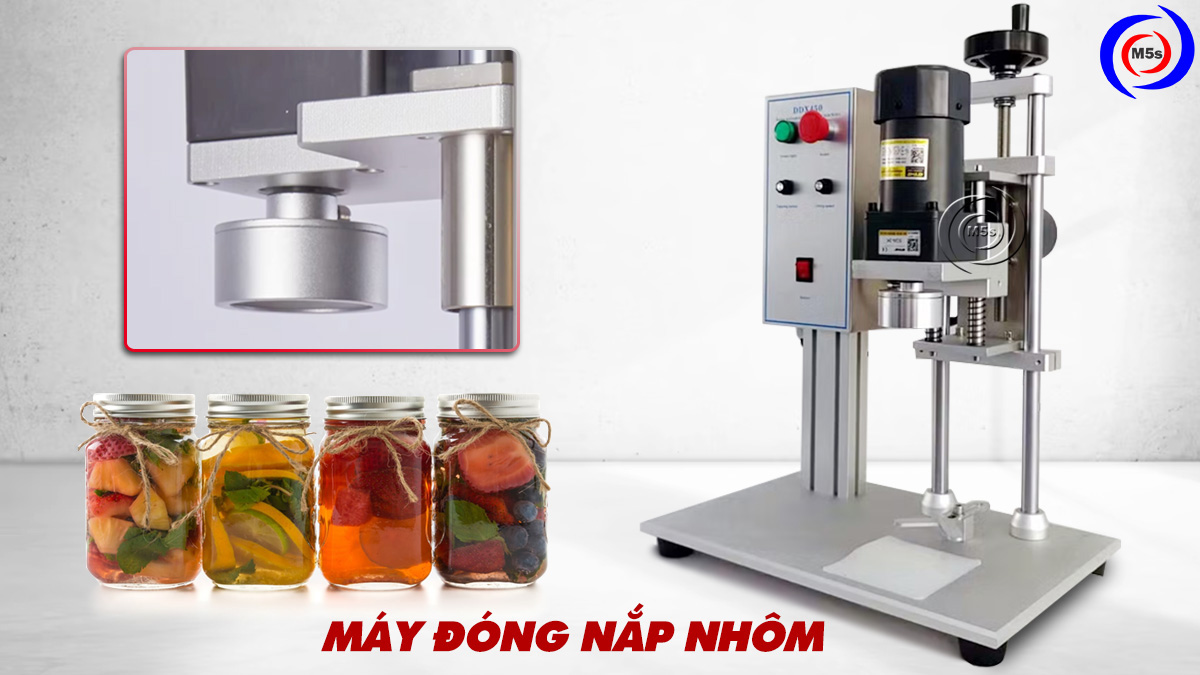 máy đóng nắp nhôm bán tự động máy đóng nắp nhôm bán tự động