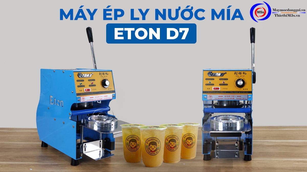 Máy ép ly nước mía eton d7 Máy ép ly nước mía eton d7