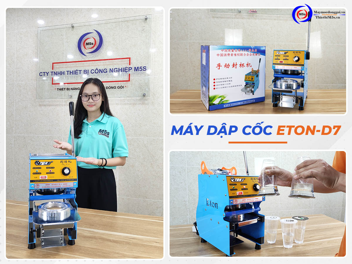 Máy dập cốc Eton D7 Máy dập cốc Eton D7
