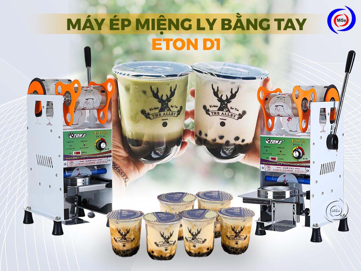 Máy ép miệng ly bằng tay Eton D1 Máy ép miệng ly bằng tay Eton D1