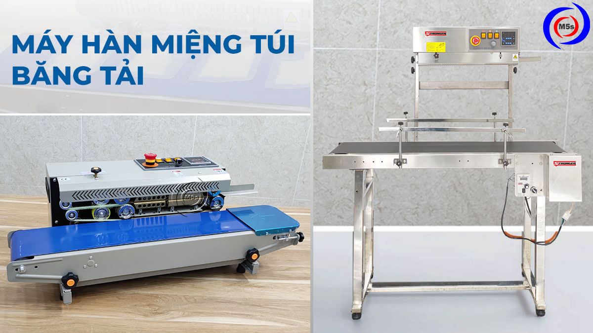 Máy hàn miệng túi băng tải Máy hàn miệng túi băng tải
