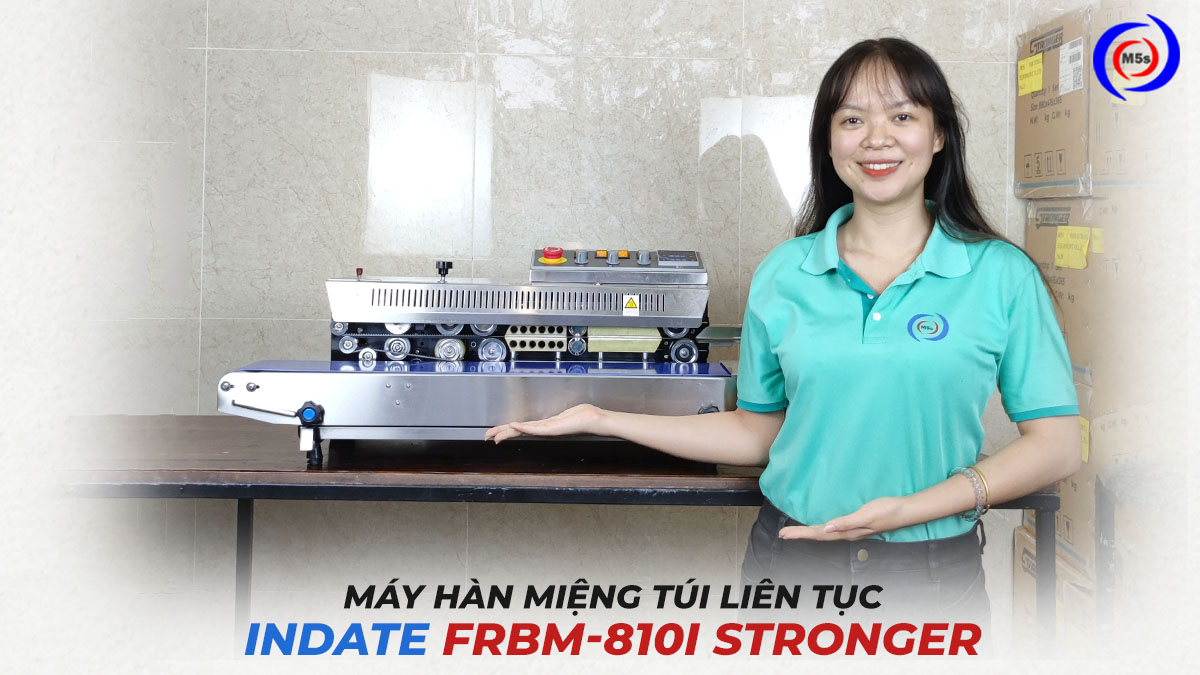 Máy dán miệng túi liên tục có in date FRBM-810I Máy dán miệng túi liên tục có in date FRBM-810I
