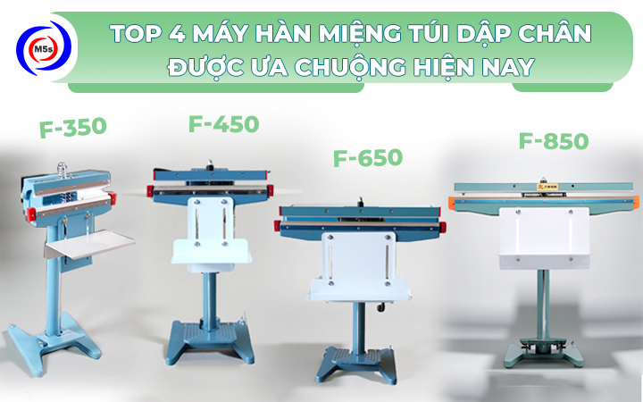Máy hàn miệng túi dập chân được ưa chuộng Máy hàn miệng túi dập chân được ưa chuộng