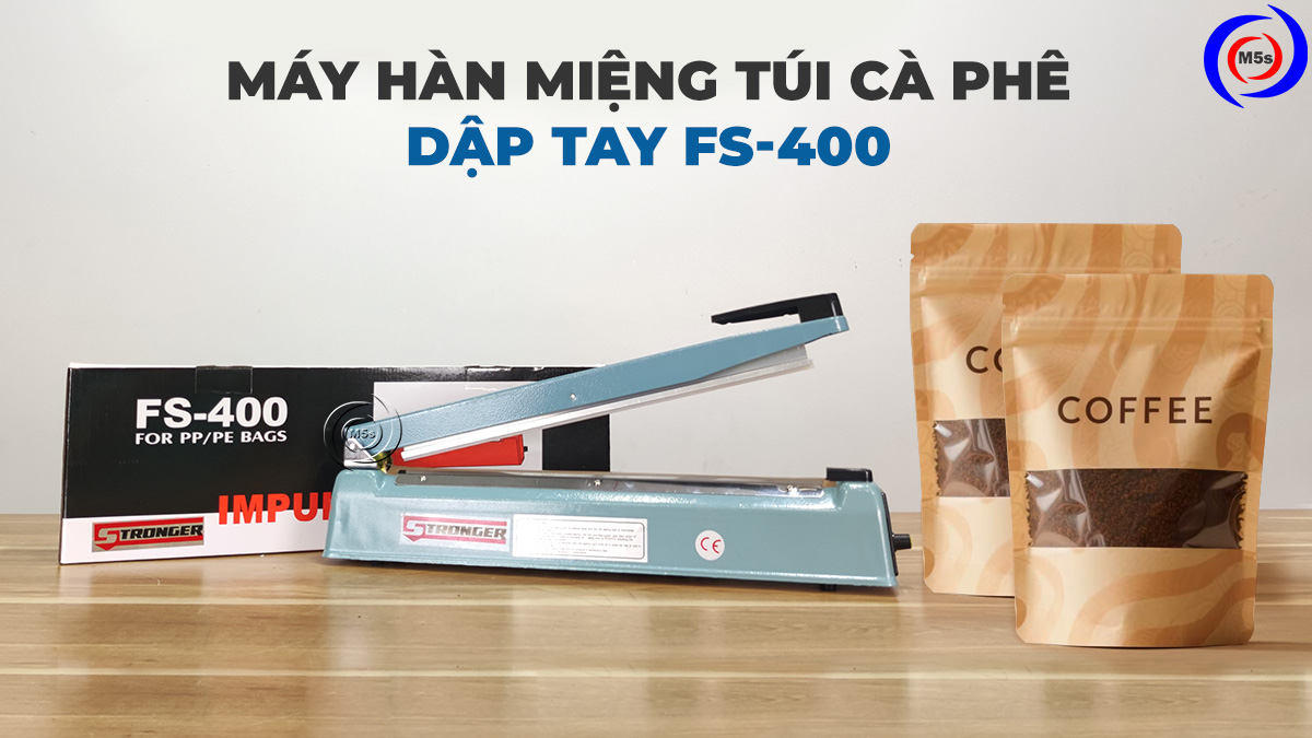 Máy hàn miệng túi cà phê FS-400 Máy hàn miệng túi cà phê FS-400