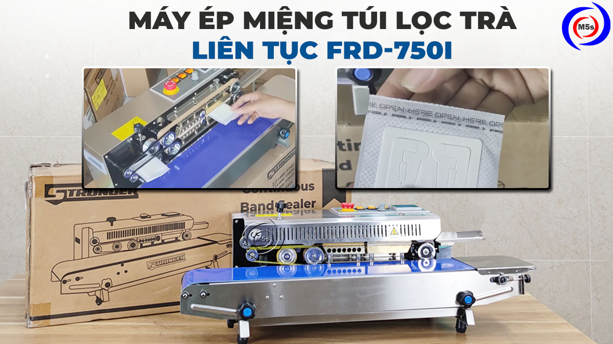 máy ép miệng túi lọc trà liên tục FRD-750I máy ép miệng túi lọc trà liên tục FRD-750I
