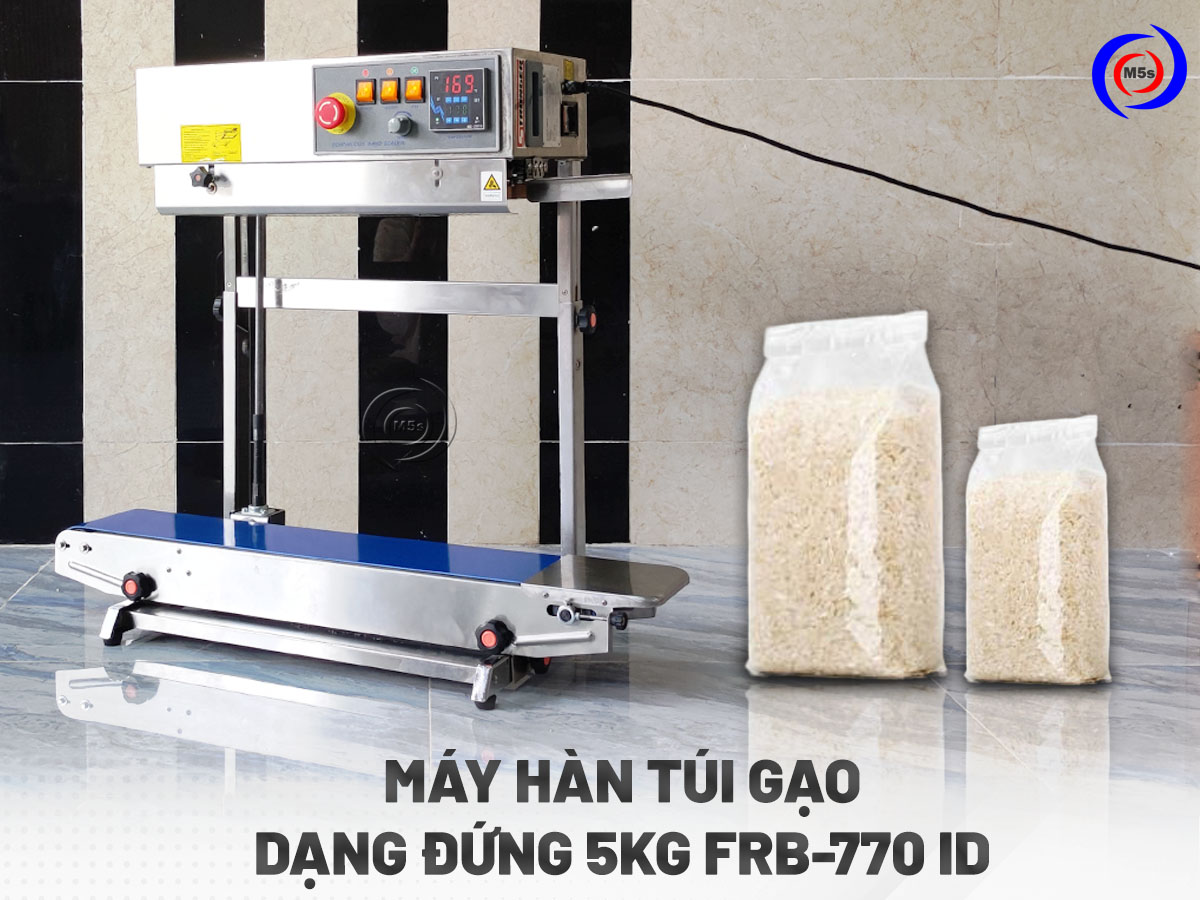 Máy hàn túi gạo dạng đứng 5kg FRB-770ID Máy hàn túi gạo dạng đứng 5kg FRB-770ID