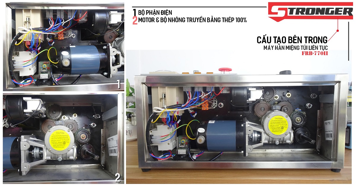 máy hàn miệng túi liên tục FRB-770I Stronger inox máy hàn miệng túi liên tục FRB-770I Stronger inox